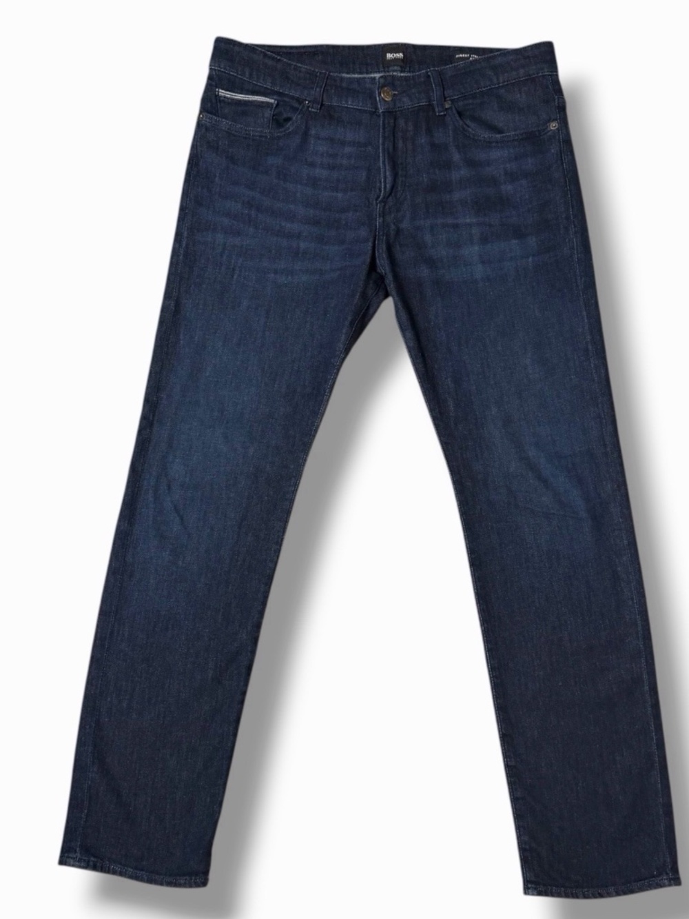 Hugo Boss Mens Delaware Slim Fit Jeans Lightweight Candiani Italian Denim 38x32